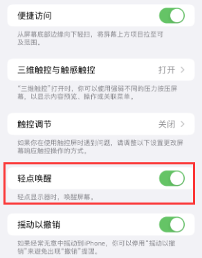 茂县苹果授权维修站分享iPhone轻点无法唤醒怎么办