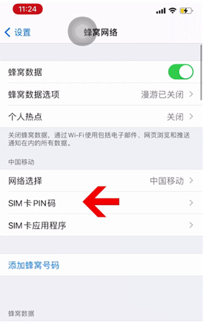 茂县苹果14维修网分享如何给iPhone14的SIM卡设置密码 